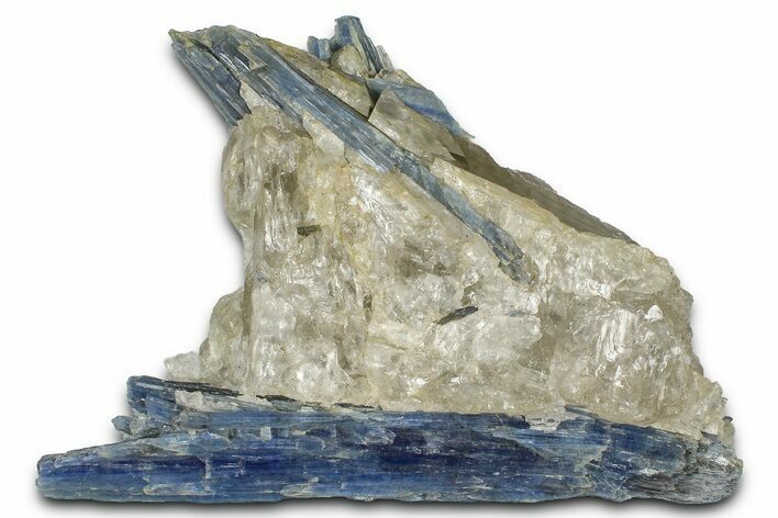 Vibrant Blue Kyanite Crystals In Quartz - Brazil #368799